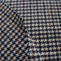 Gewebte Wolle Blend Houndstooth Stoff für Anzug